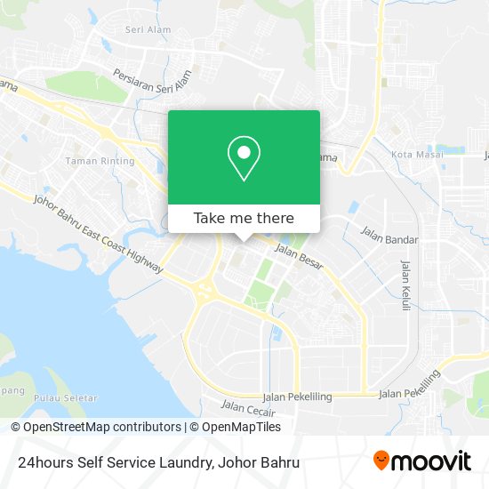 24hours Self Service Laundry map