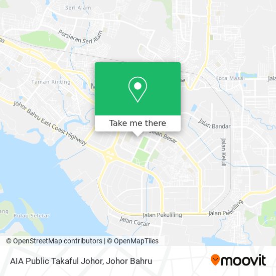 AIA Public Takaful Johor map
