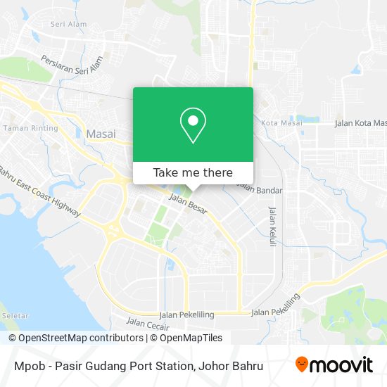 Mpob - Pasir Gudang Port Station map