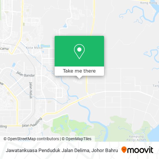 Jawatankuasa Penduduk Jalan Delima map