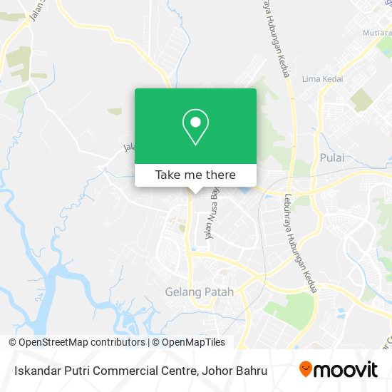 Iskandar Putri Commercial Centre map