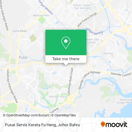 Pusat Servis Kereta Fu Heng map