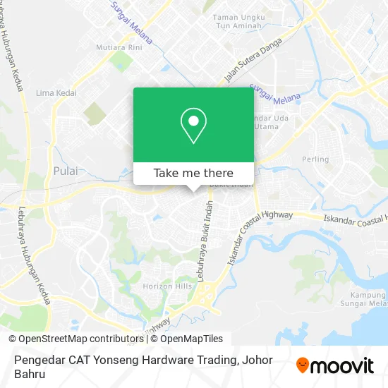Pengedar CAT Yonseng Hardware Trading map