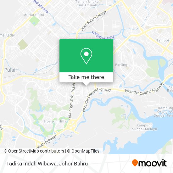 Tadika Indah Wibawa map