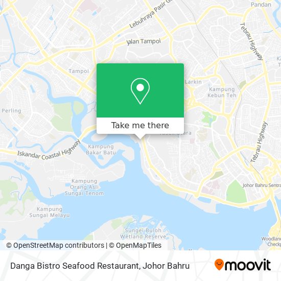 Danga Bistro Seafood Restaurant map