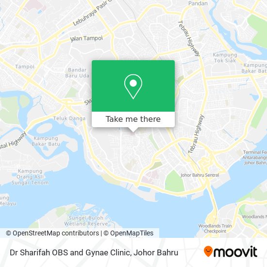 Dr Sharifah OBS and Gynae Clinic map