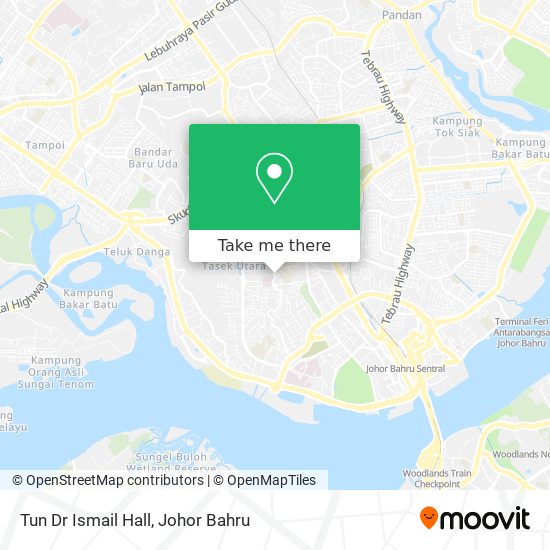 Tun Dr Ismail Hall map