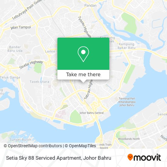 Setia Sky 88 Serviced Apartment map