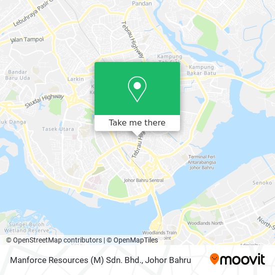 Manforce Resources (M) Sdn. Bhd. map