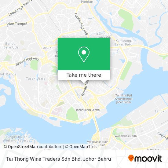 Tai Thong Wine Traders Sdn Bhd map