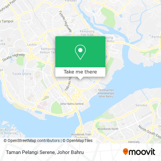 Taman Pelangi Serene map