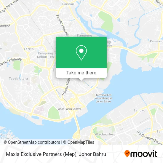 Maxis Exclusive Partners (Mep) map