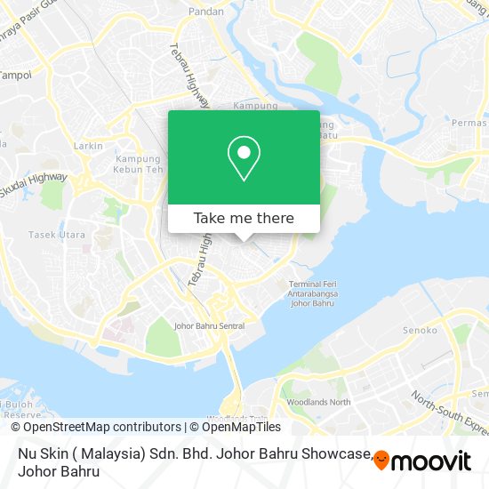 Nu Skin ( Malaysia) Sdn. Bhd. Johor Bahru Showcase map