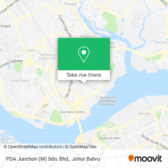 PDA Junction (M) Sdn. Bhd. map