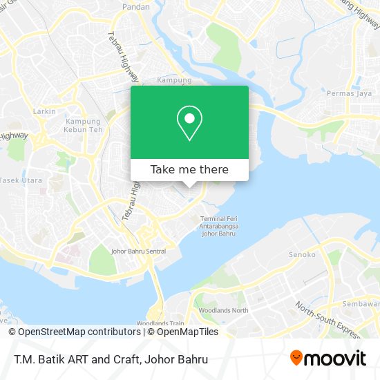 T.M. Batik ART and Craft map