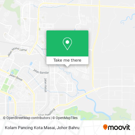 Kolam Pancing Kota Masai map