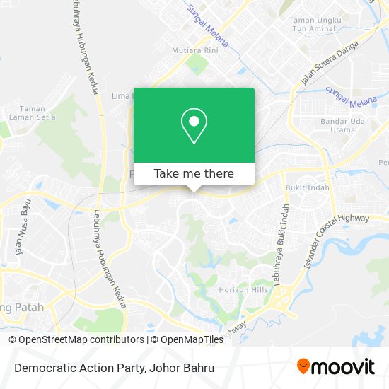Democratic Action Party map