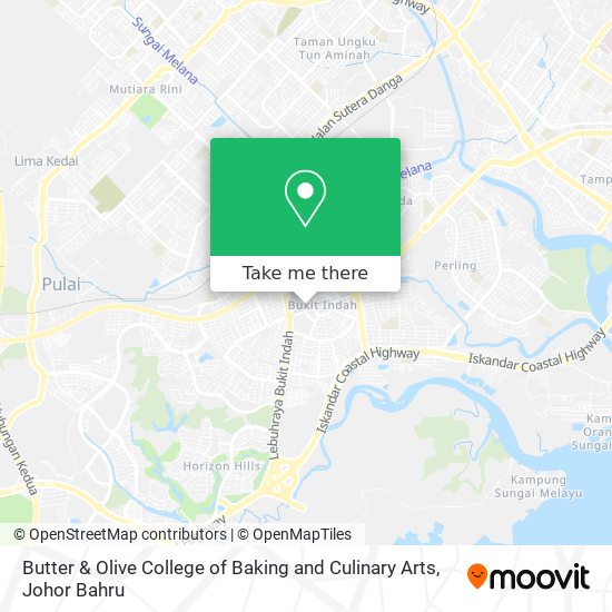 Butter & Olive College of Baking and Culinary Arts map
