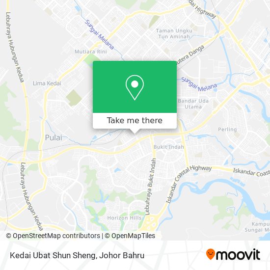 Kedai Ubat Shun Sheng map