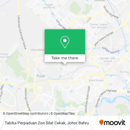 Tabika Perpaduan Zon Silat Cekak map