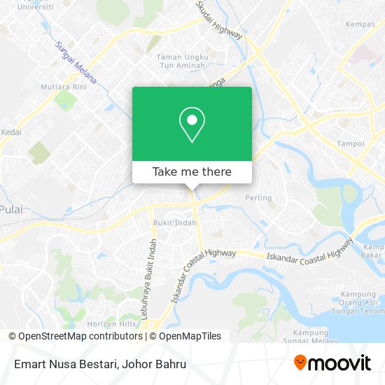 Emart Nusa Bestari map