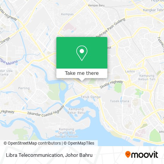 Libra Telecommunication map