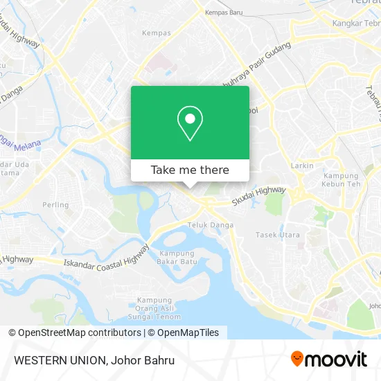 WESTERN UNION map
