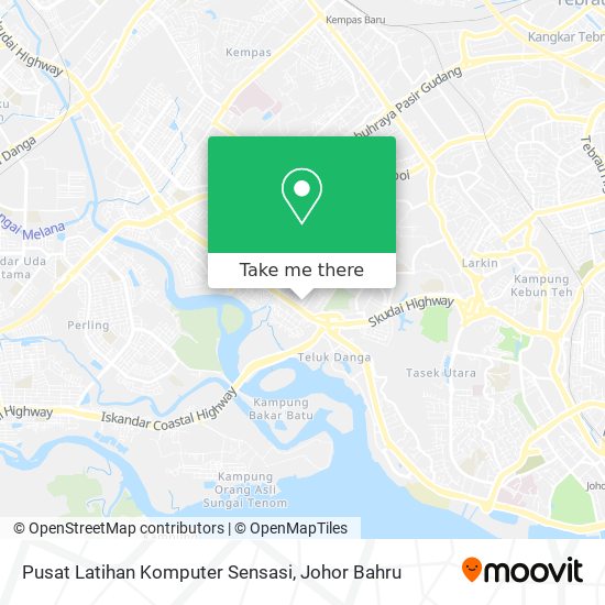 Pusat Latihan Komputer Sensasi map