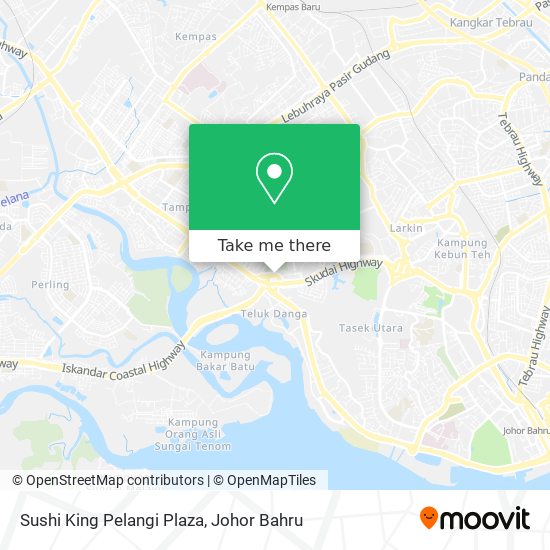 Sushi King Pelangi Plaza map
