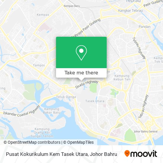Pusat Kokurikulum Kem Tasek Utara map