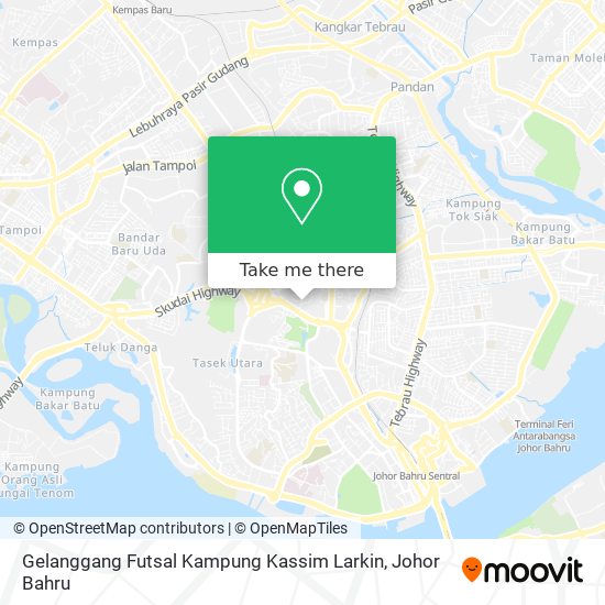 Gelanggang Futsal Kampung Kassim Larkin map