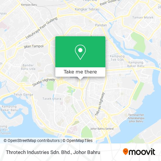 Throtech Industries Sdn. Bhd. map