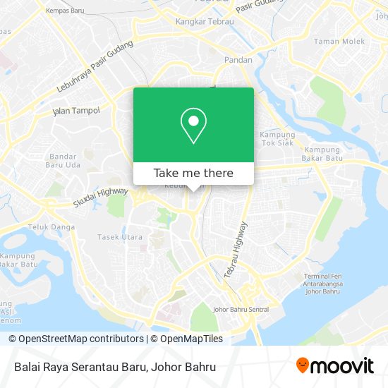 Balai Raya Serantau Baru map