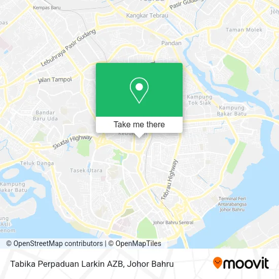 Tabika Perpaduan Larkin AZB map