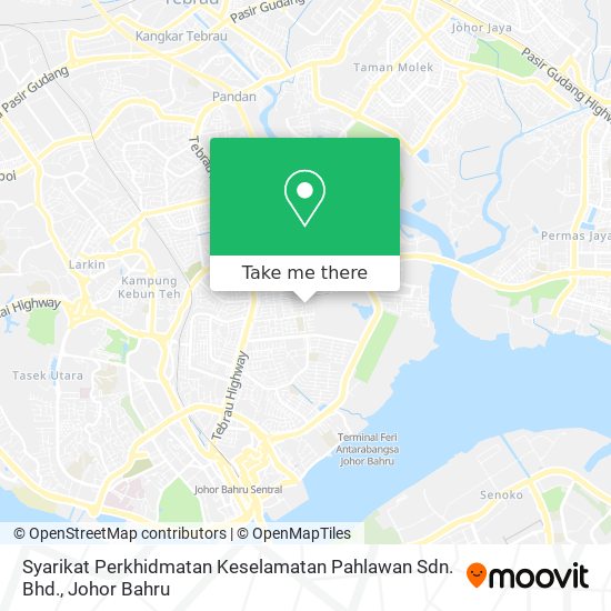 Syarikat Perkhidmatan Keselamatan Pahlawan Sdn. Bhd. map