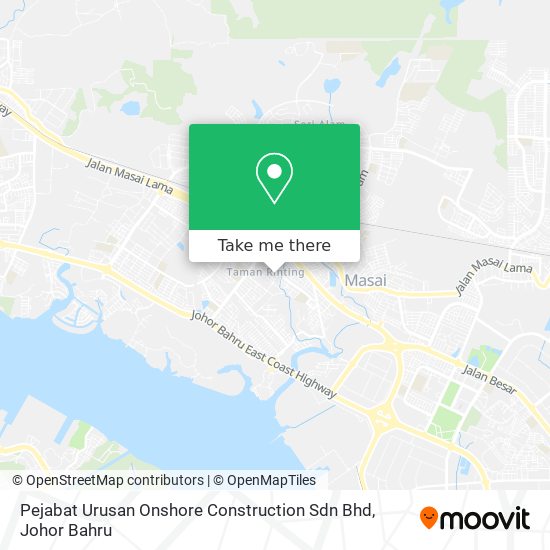 Pejabat Urusan Onshore Construction Sdn Bhd map
