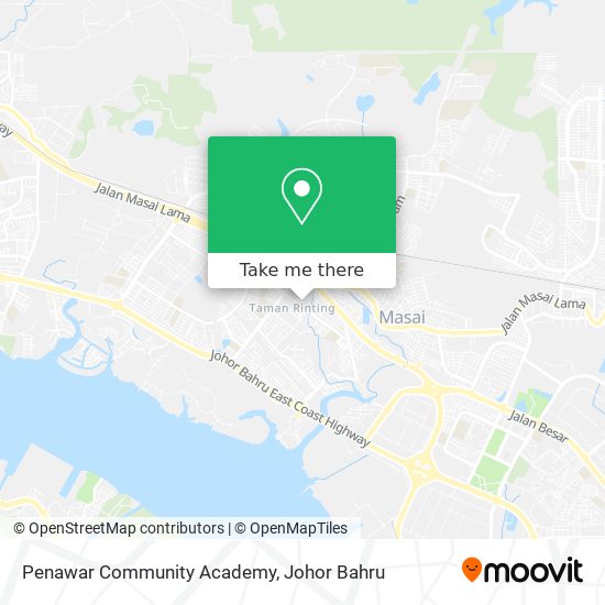 Penawar Community Academy map