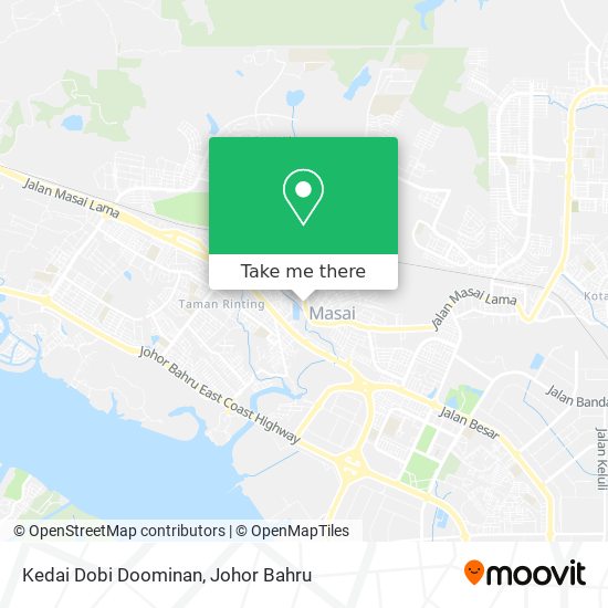 Kedai Dobi Doominan map