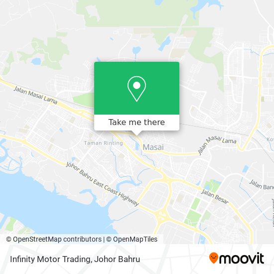 Infinity Motor Trading map