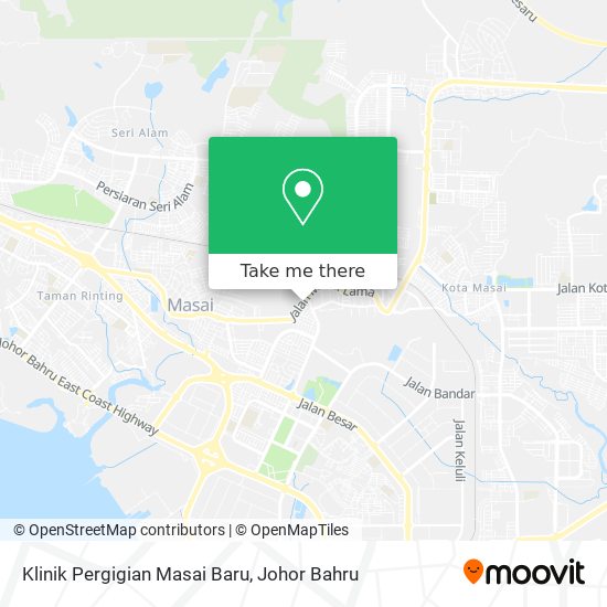 Klinik Pergigian Masai Baru map