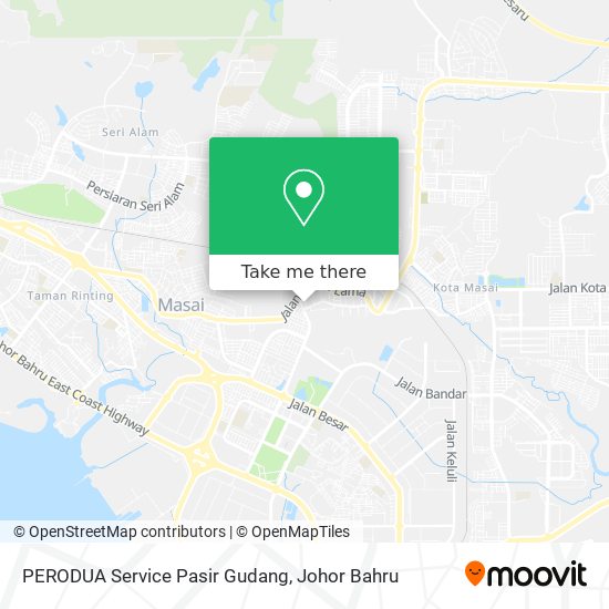 PERODUA Service Pasir Gudang map