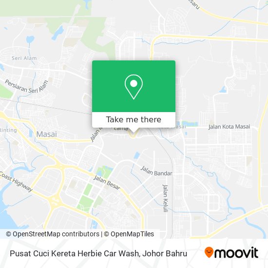 Pusat Cuci Kereta Herbie Car Wash map