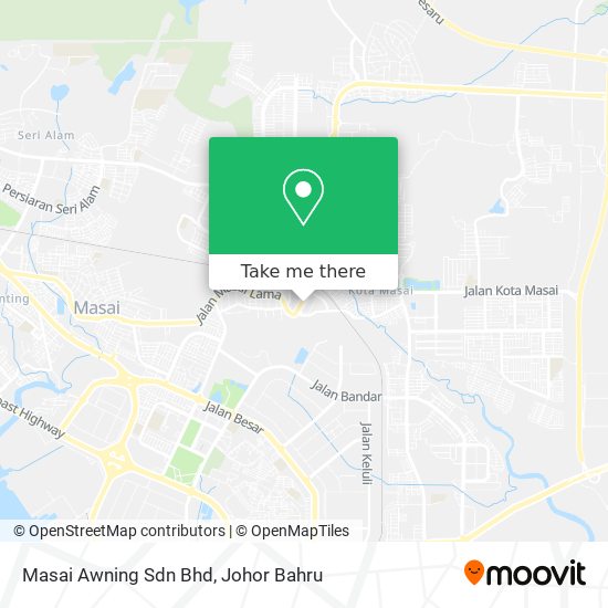 Masai Awning Sdn Bhd map