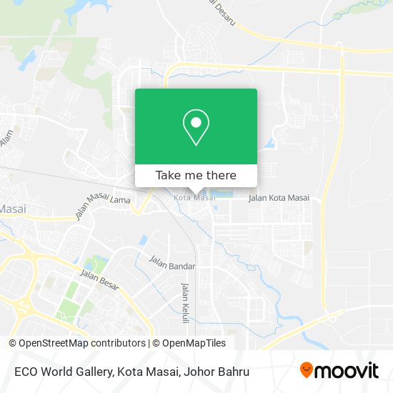 ECO World Gallery, Kota Masai map