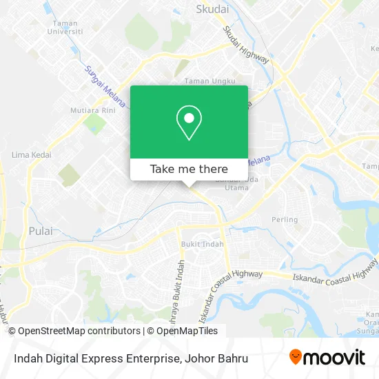 Indah Digital Express Enterprise map