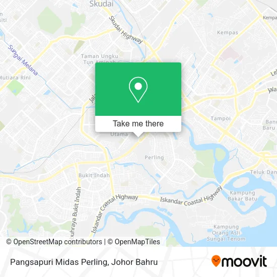 Pangsapuri Midas Perling map