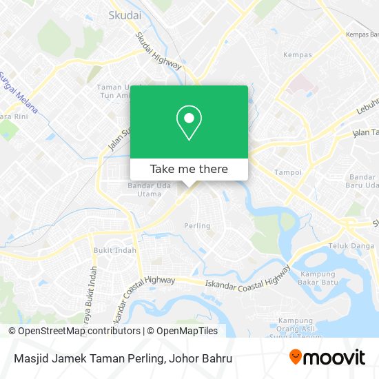 Masjid Jamek Taman Perling map