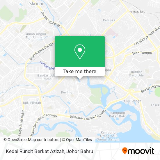 Kedai Runcit Berkat Azizah map