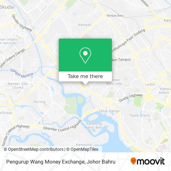 Pengurup Wang Money Exchange map