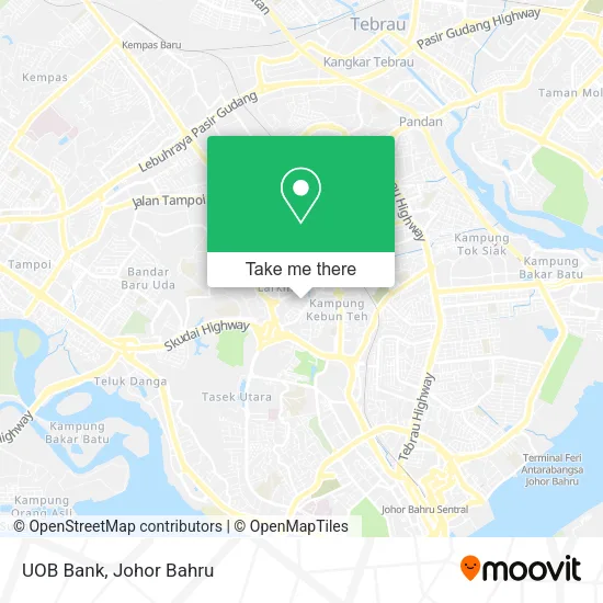 UOB Bank map
